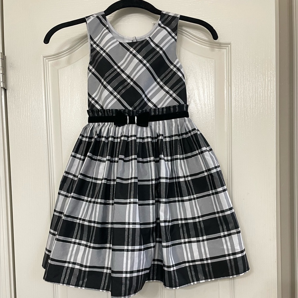 Black & White Plaid Dress
